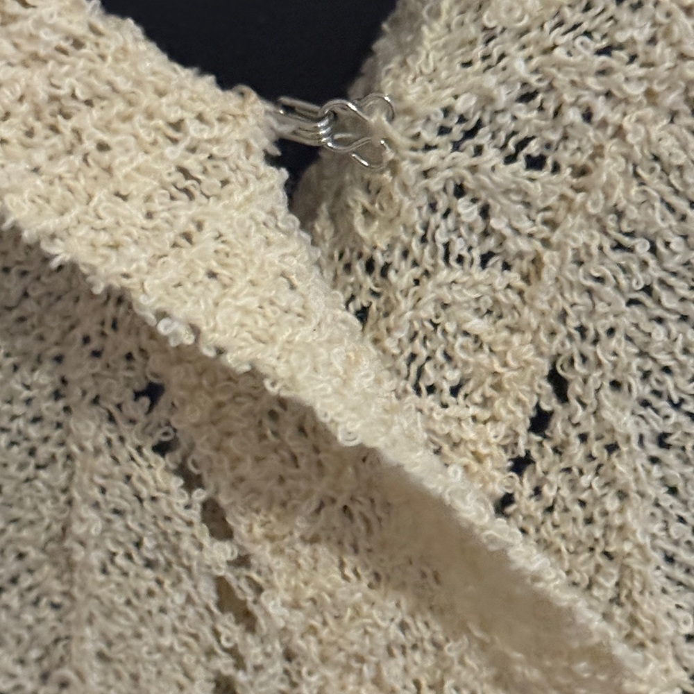 Astr Beige V-Neck Women's Sweater - Picture 5 of 6